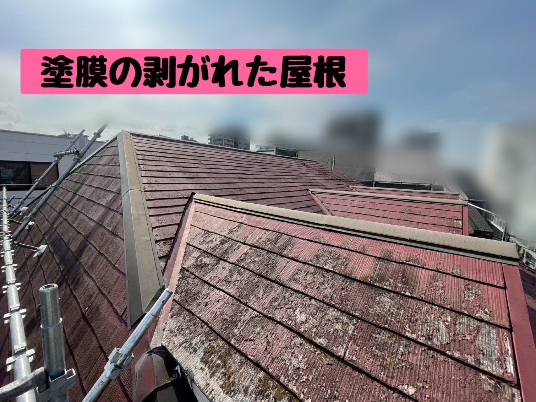 既存スレート屋根