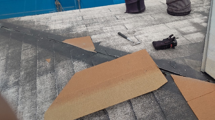 コロニアルの寸法合わせ