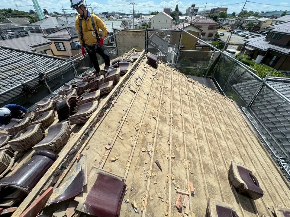 葺き替え　加須市