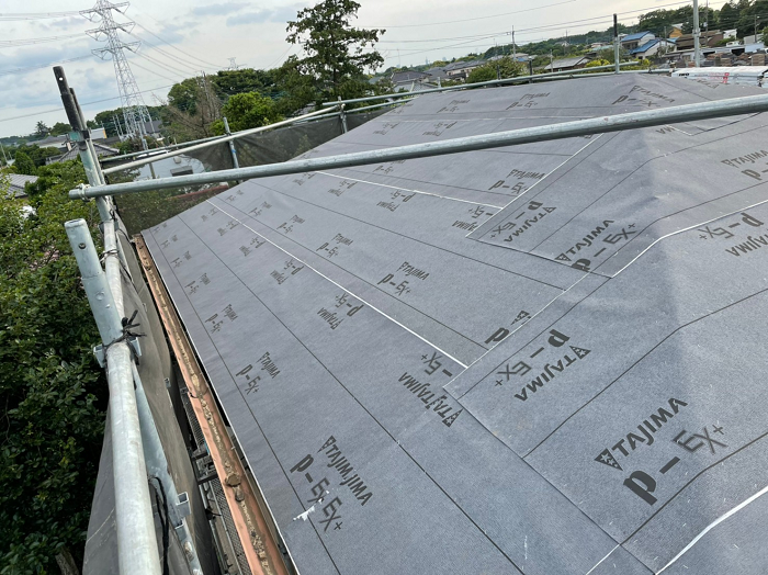 パミール工事ルーフィング新設