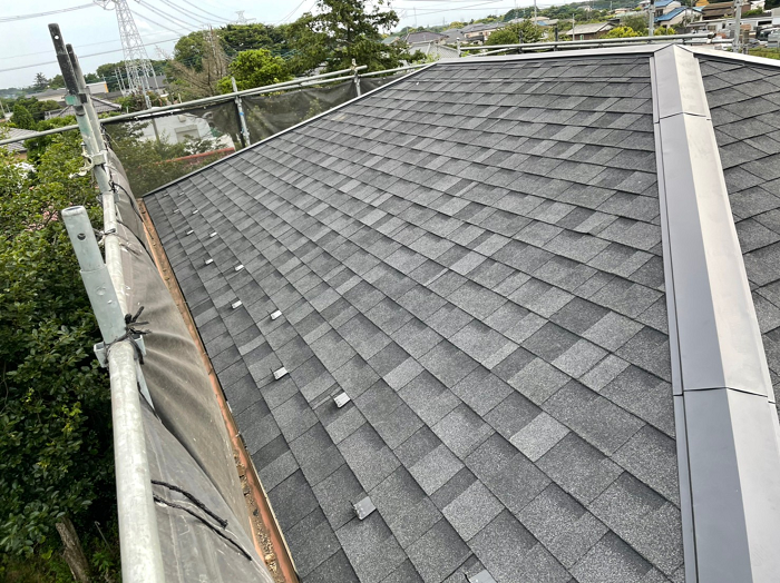 パミール葺き替え工事屋根材新設