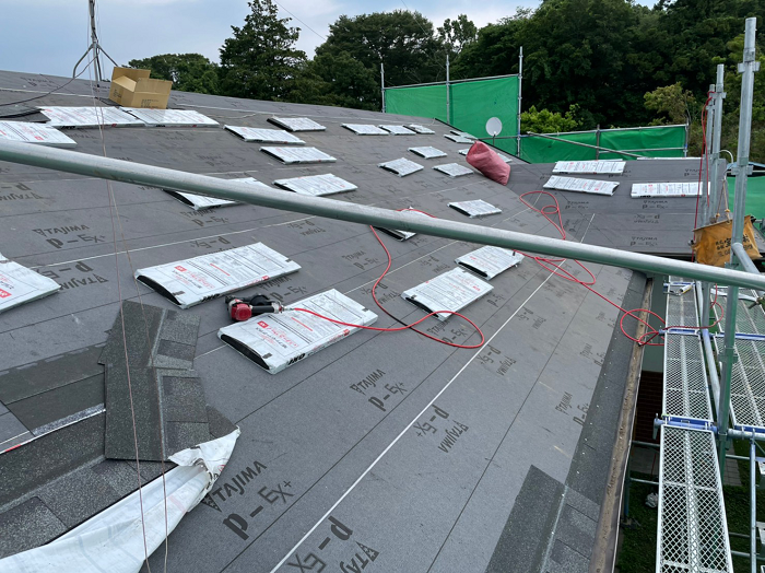 アスファルトルーフィング新設