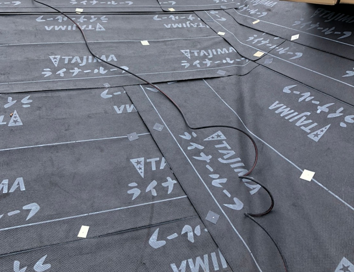 パミール　ルーフィング施工