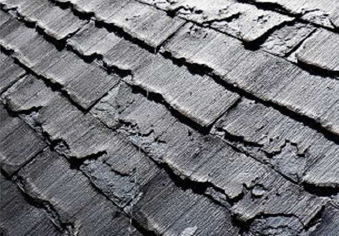 大きく剥がれ落ちたパミールの状態写真