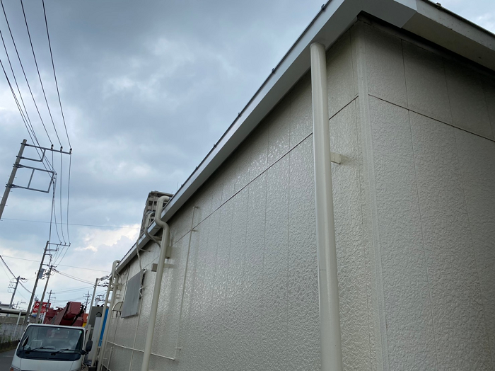 大型雨樋修理　完工