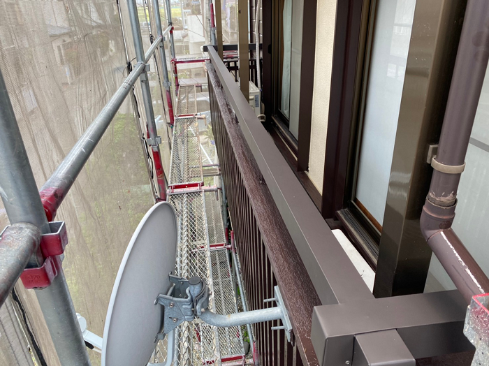 笠木補修工事完工写真