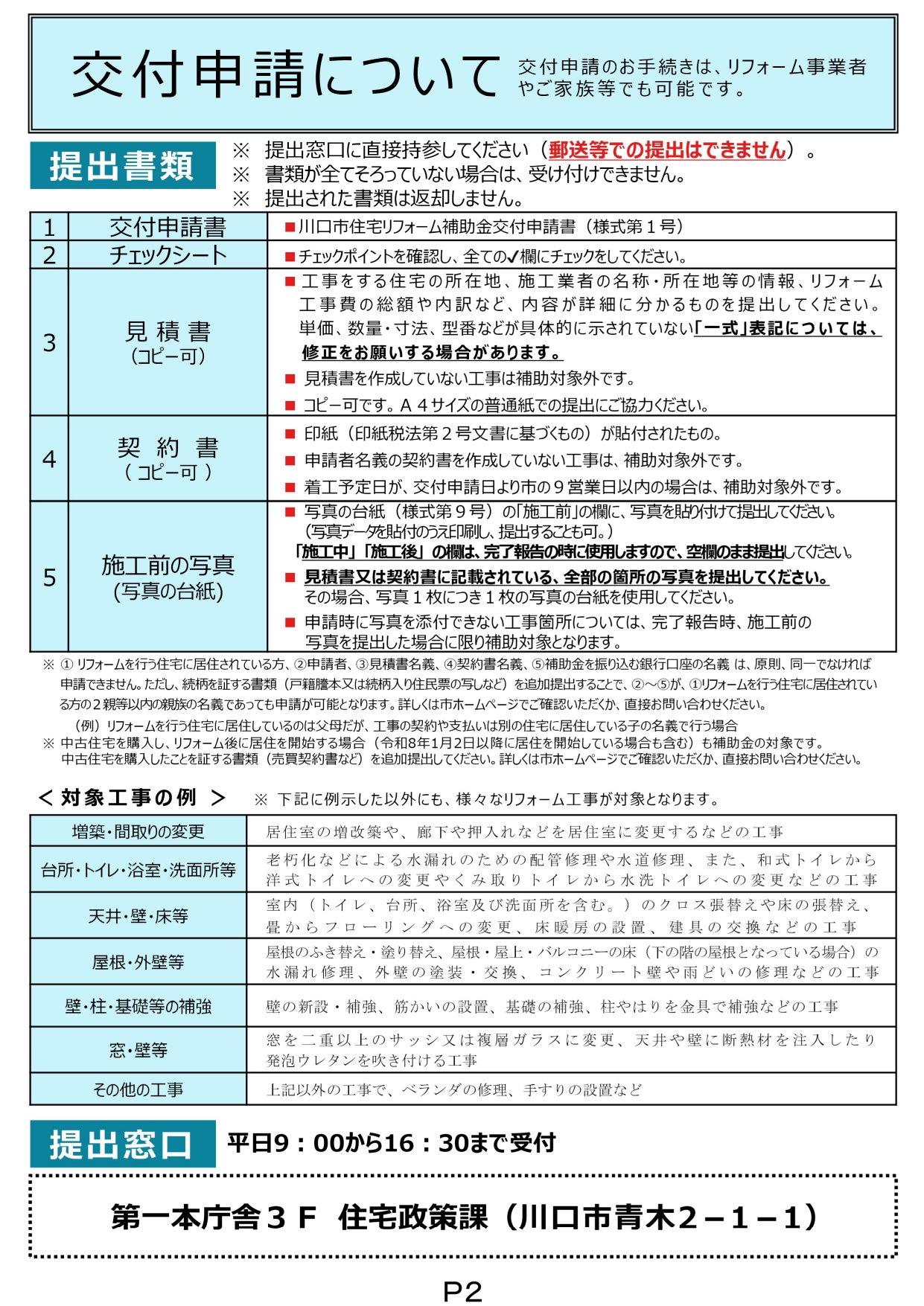 リフォーム補助金