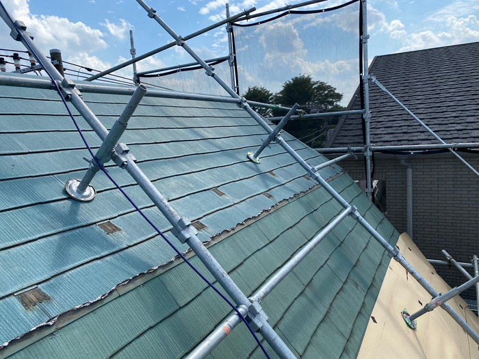 腰折れ部分のカット