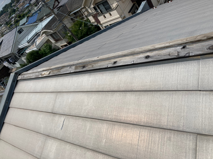 完全に飛散しなくなってしまった棟部