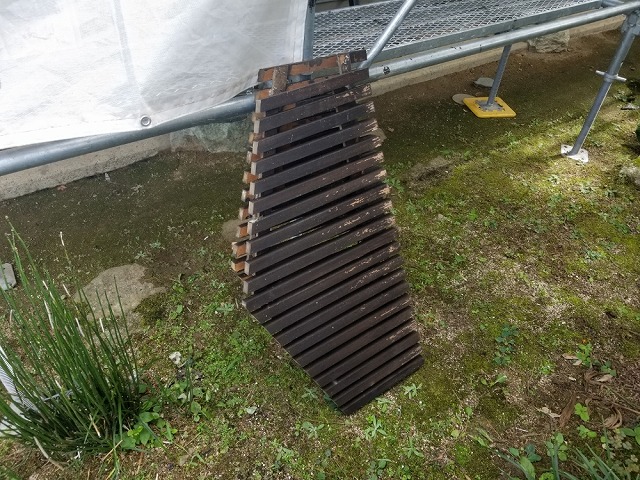 木製やぎりこうし撤去です