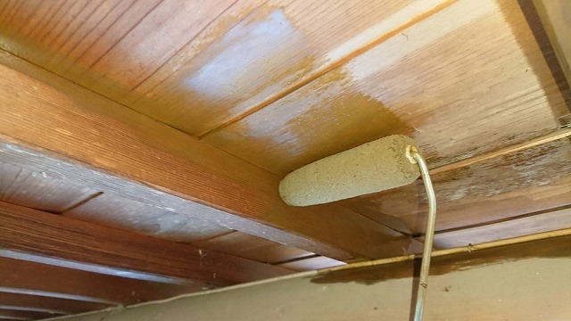 ガードラックproを塗っていきます