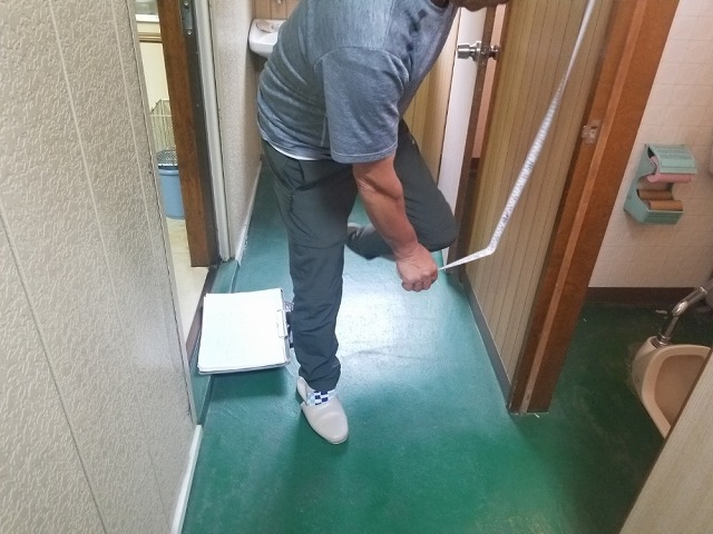 和式トイレを洋式にリフォームします④