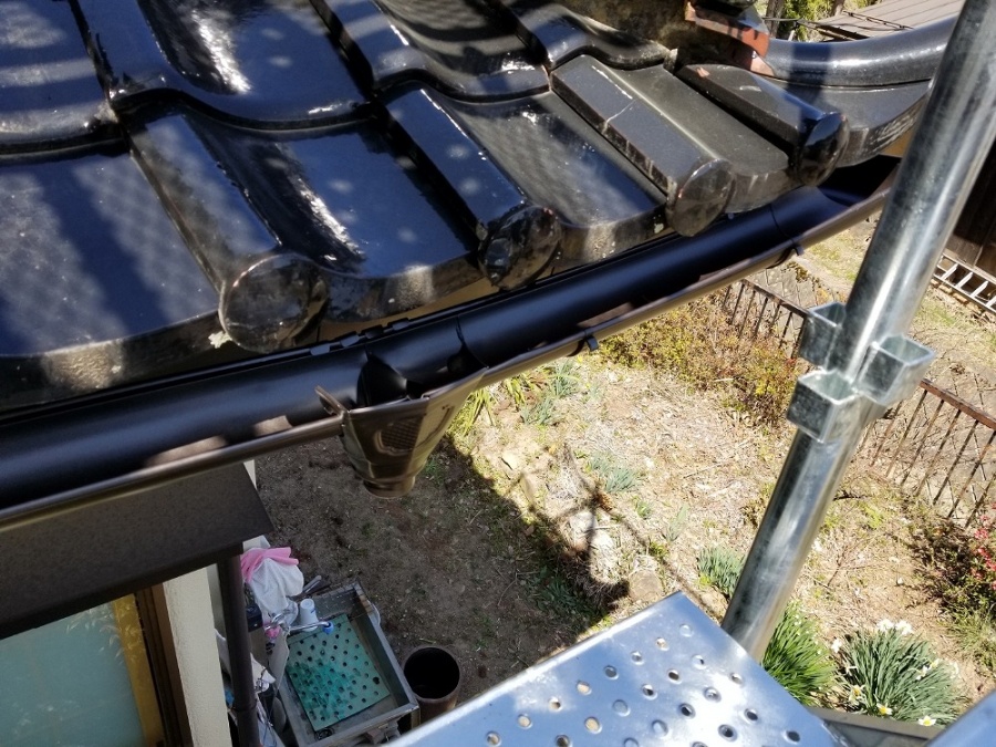 雨樋交換終わりました