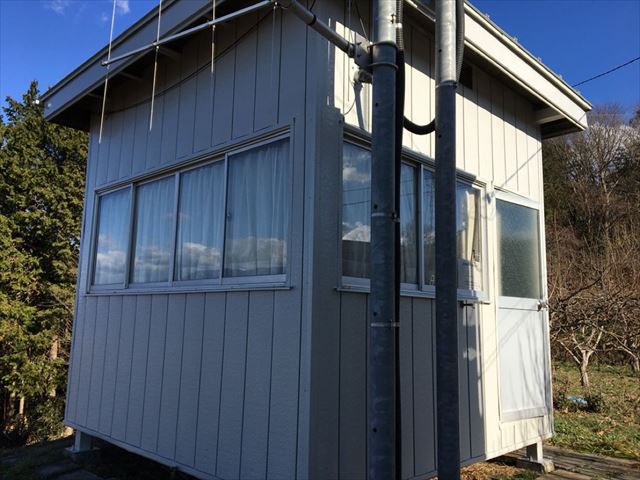 金属サイディング塗装完成です