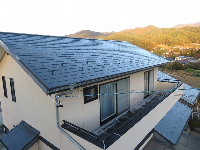 駒ヶ根市S邸屋根塗装完成