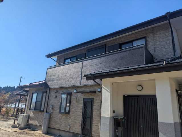 飯島町I邸ベランダカバー完成