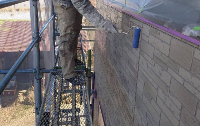 飯田市千栄外壁クリアー