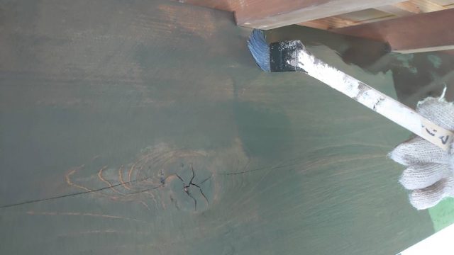 高森木部塗装_上塗り1