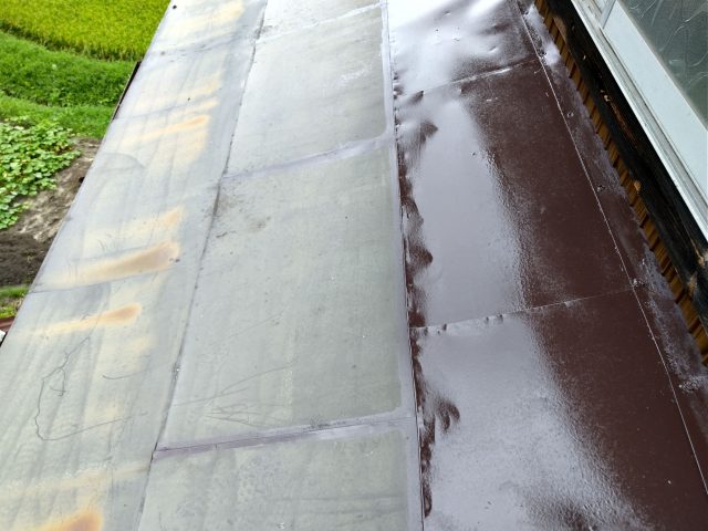 阿南町_屋根塗装_下塗り2