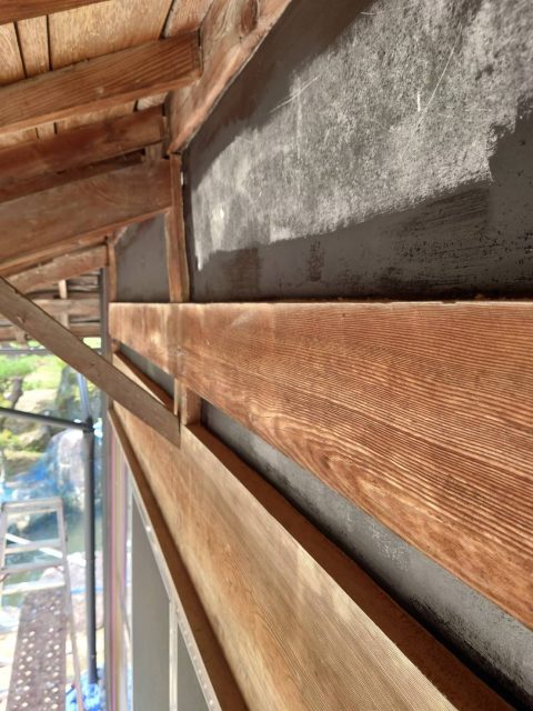 下條_外壁雨樋_漆喰1