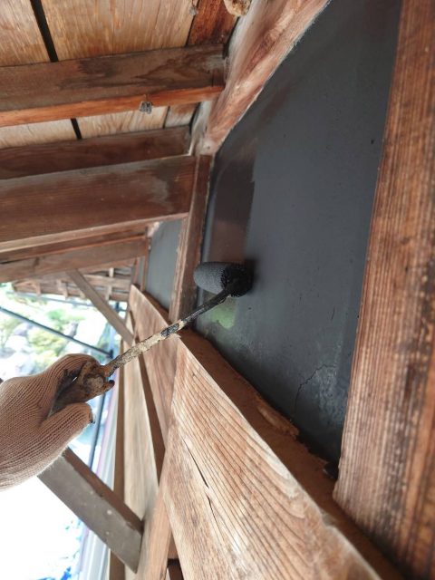 下條_外壁雨樋_漆喰2