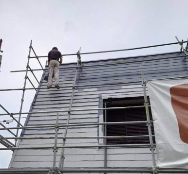 阿南町M美容院_下塗り2