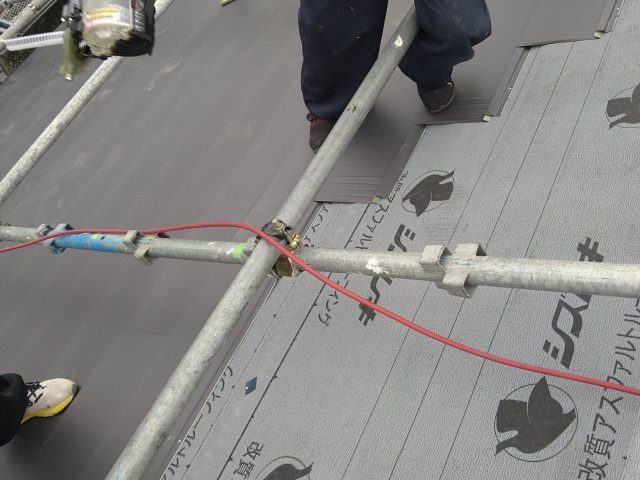 飯田市下久堅パナホーム屋根カバー