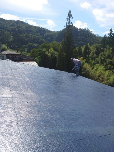 阿南町M美容院_上塗り2