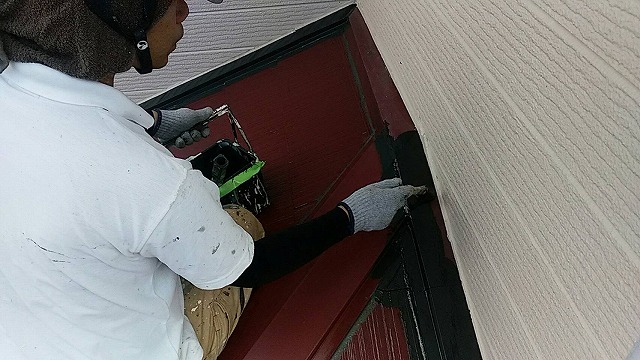 飯田市時又コロニアル中塗り3