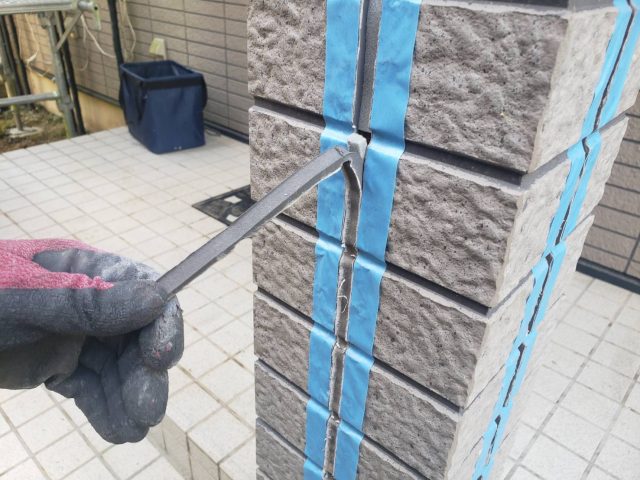 飯田市Y邸コーキング_撤去2