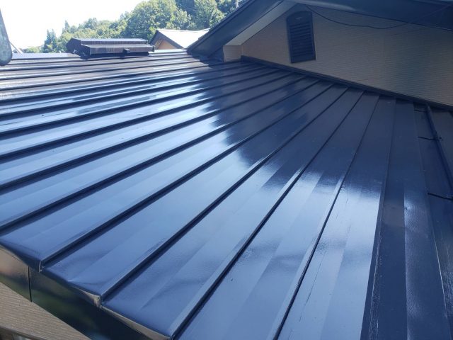 飯田市Y邸_屋根上塗り完成2