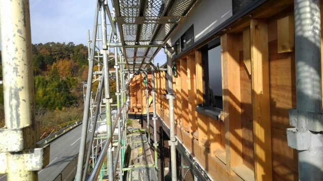 飯田市屋根カバー壁貼り替え