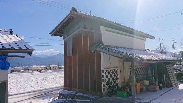 上伊那郡宮田村蔵修繕　屋根現状