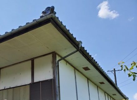 飯田市集会所_雨樋_before