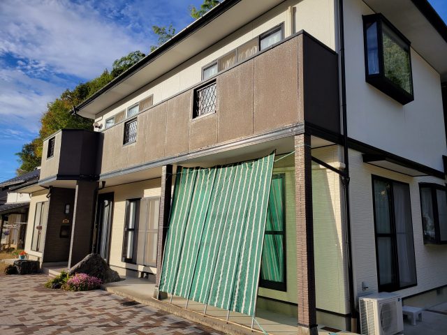 飯田市屋根カバー壁貼り替え