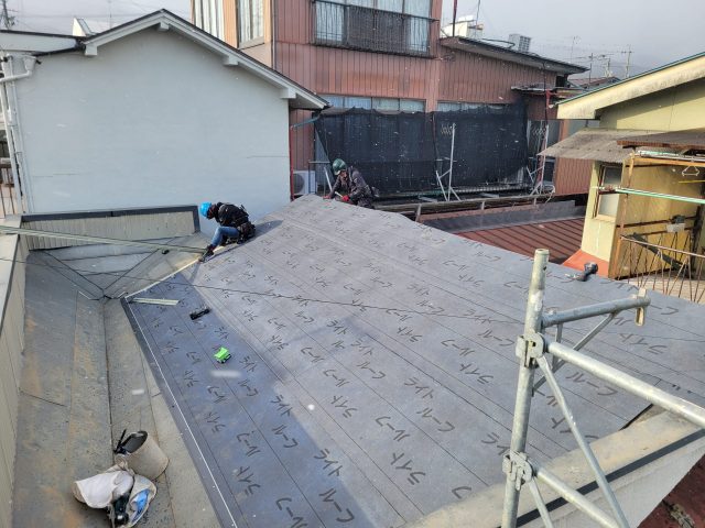 A邸葺替え_ルーフィング2