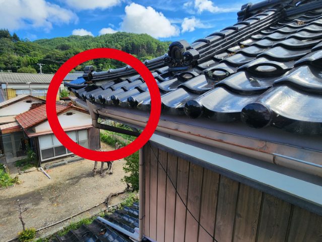 伊那市G邸_雨漏り調査-雨樋1