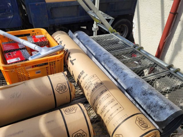 A邸葺替え_ルーフィング材料