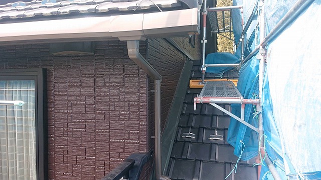 上伊那郡飯島町セキスイハイム外壁塗装上塗り2