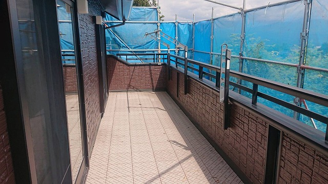 上伊那郡飯島町セキスイハイム外壁塗装上塗り3