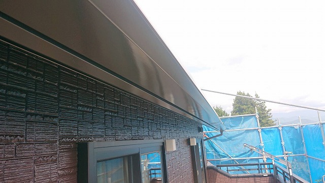 上伊那郡飯島町セキスイハイム外壁塗装上塗り4