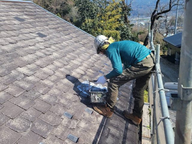 飯田市HH様屋根_プライマー