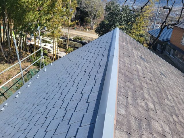 飯田市HH様屋根_下塗り完成