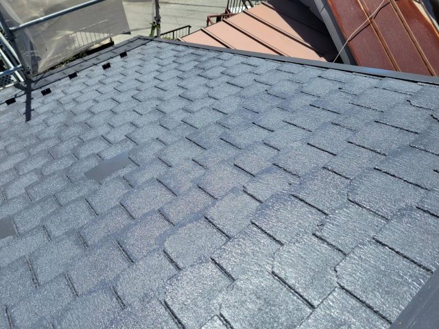 飯田市HH様屋根_上塗り完成アップ