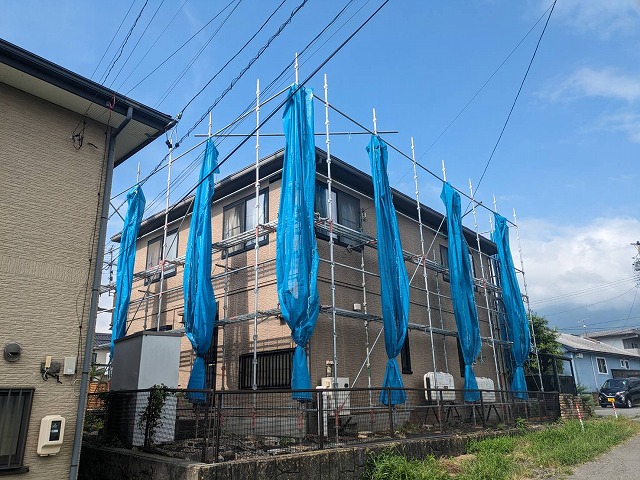 駒ヶ根市赤穂セキスイ　足場1