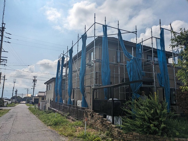 駒ヶ根市赤穂セキスイ　足場2