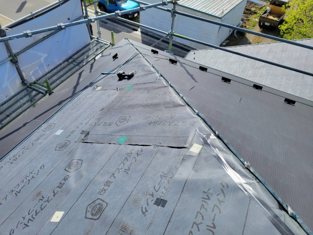 豊丘村屋根カバー工法