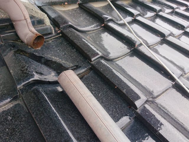 伊那市手良U邸雨漏り施工前