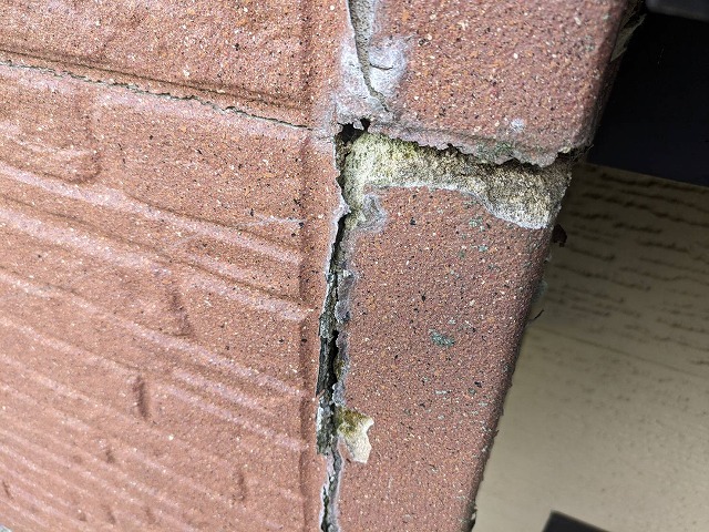 伊那市富県ALC外壁塗装現状2