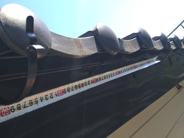 駒ヶ根市T邸雨樋交換金具取付